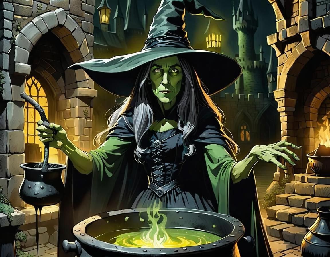 Wicked Witch Fan cheapest Art