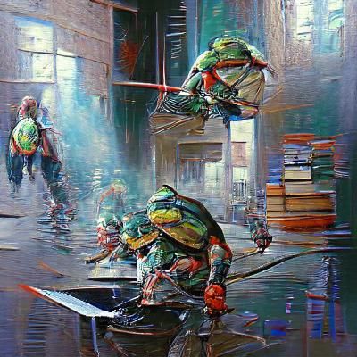 Cyborg ninja turtles