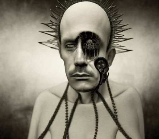 Electric Pope Dreamscape in Hyperrealistic Style