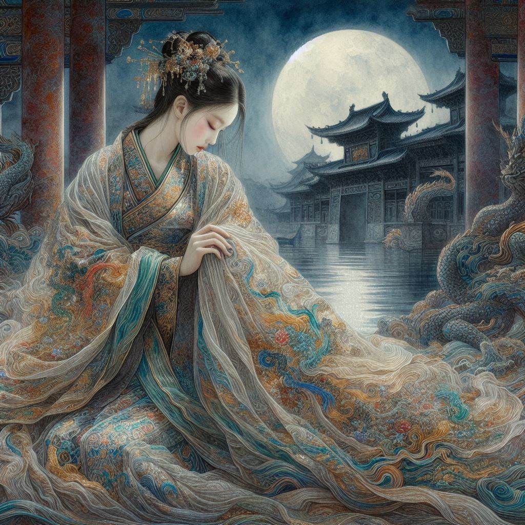 Tang dynasty courtesan.