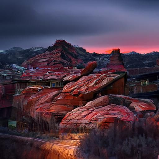 Red rock city