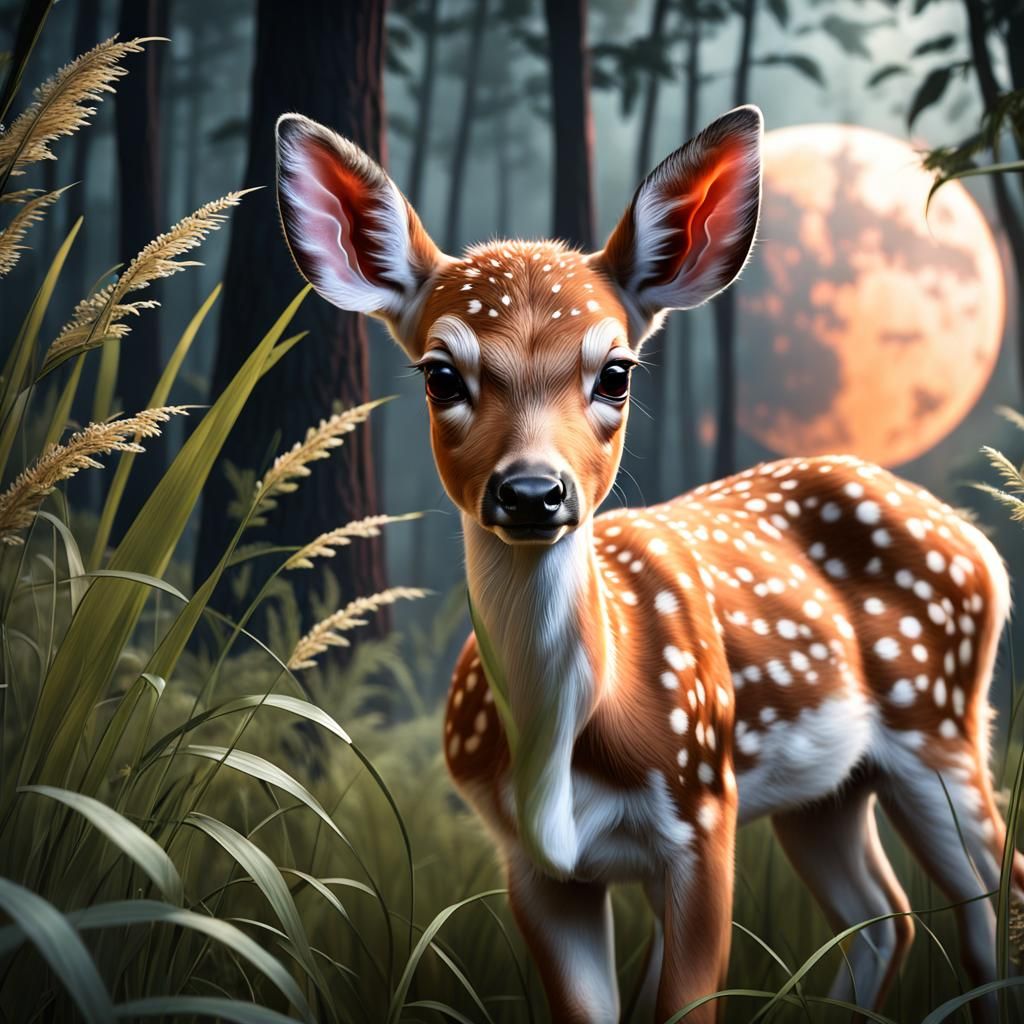 Flower Moon Fawn