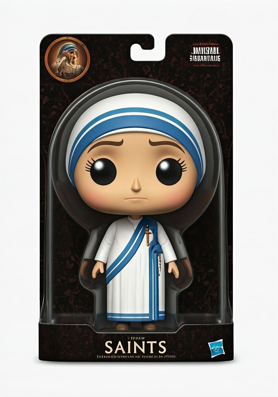 Saintly Action Figure in Catholic Iconography