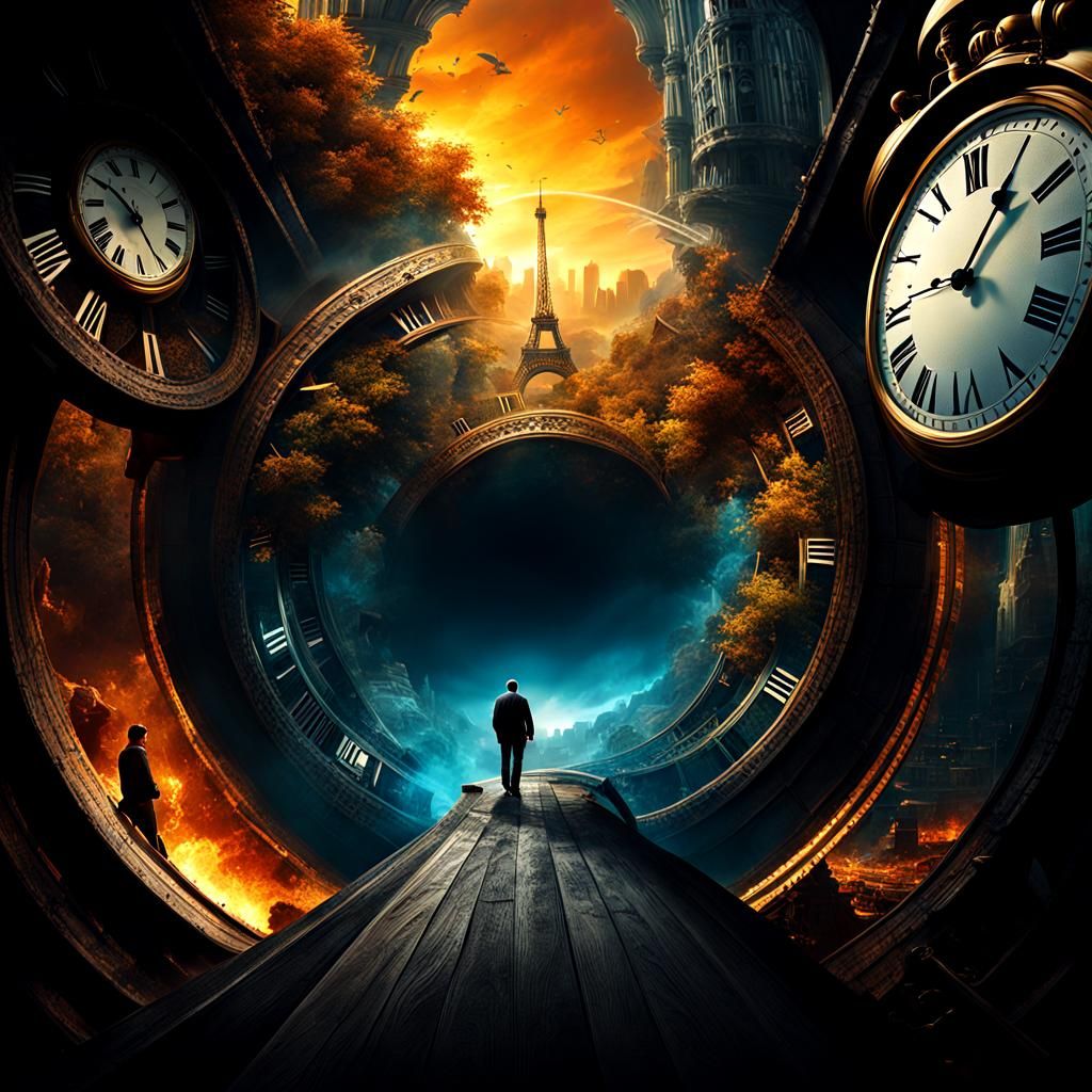 illusion of time  by @Cassber