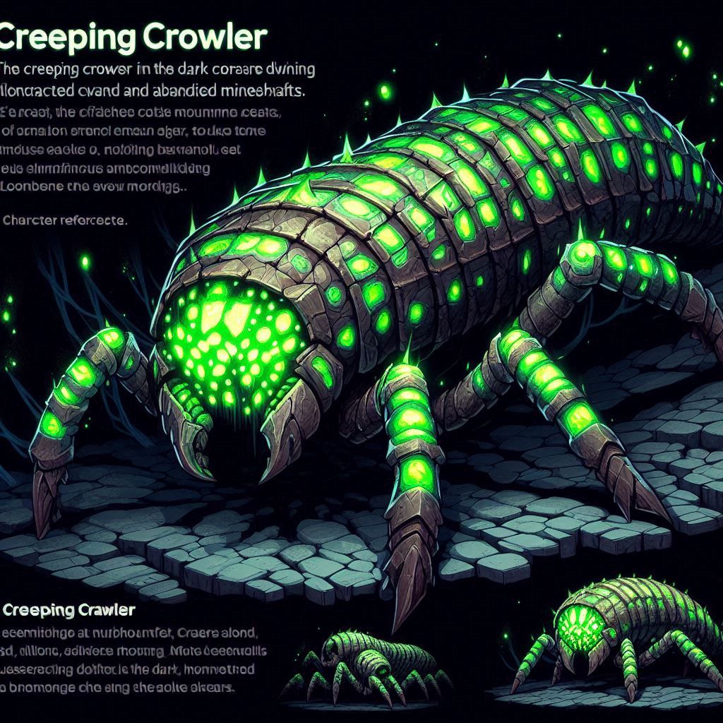 The Creeping Crawler (Fanmade Minecraft Mob)