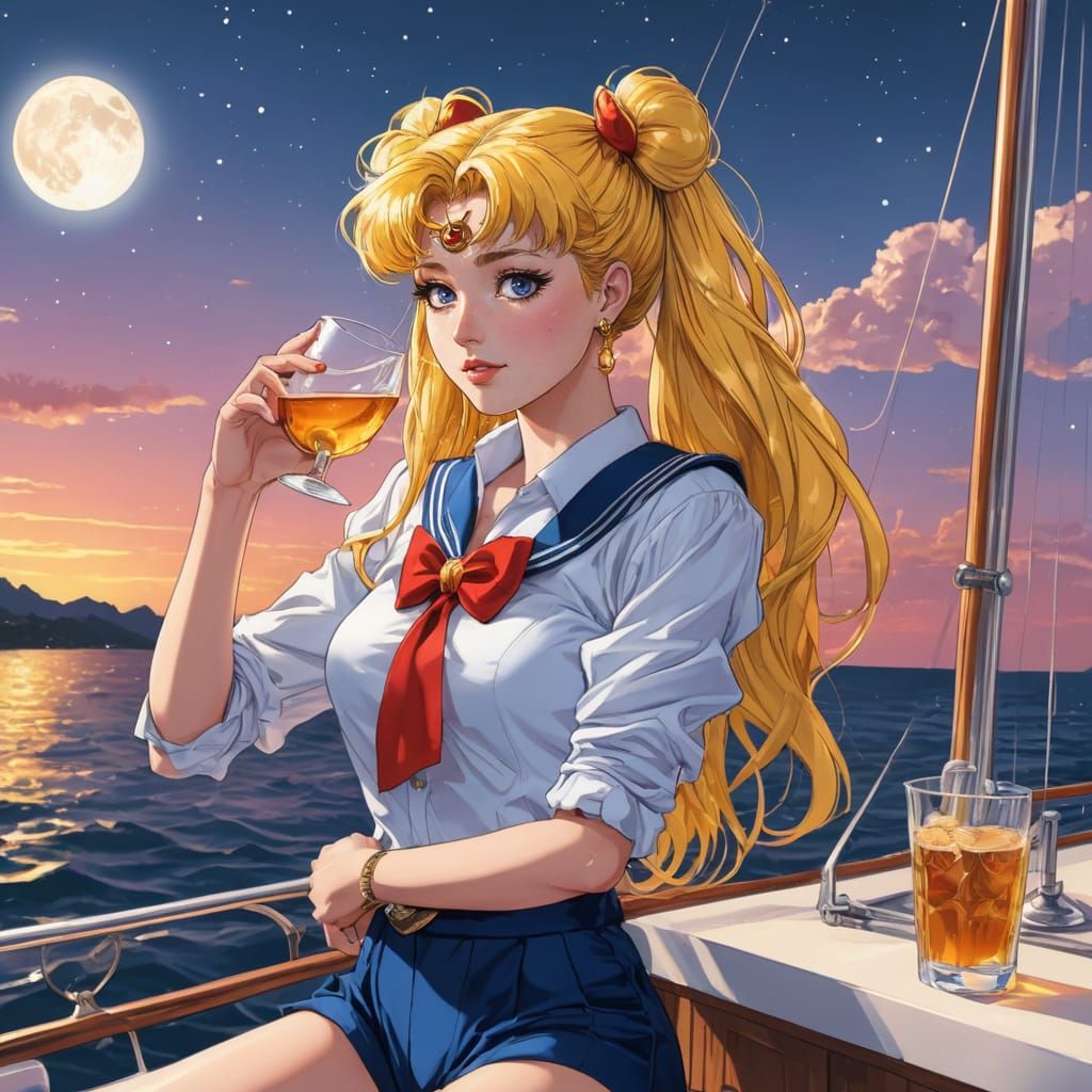 What will they do with the drunken Sailor-Moon…