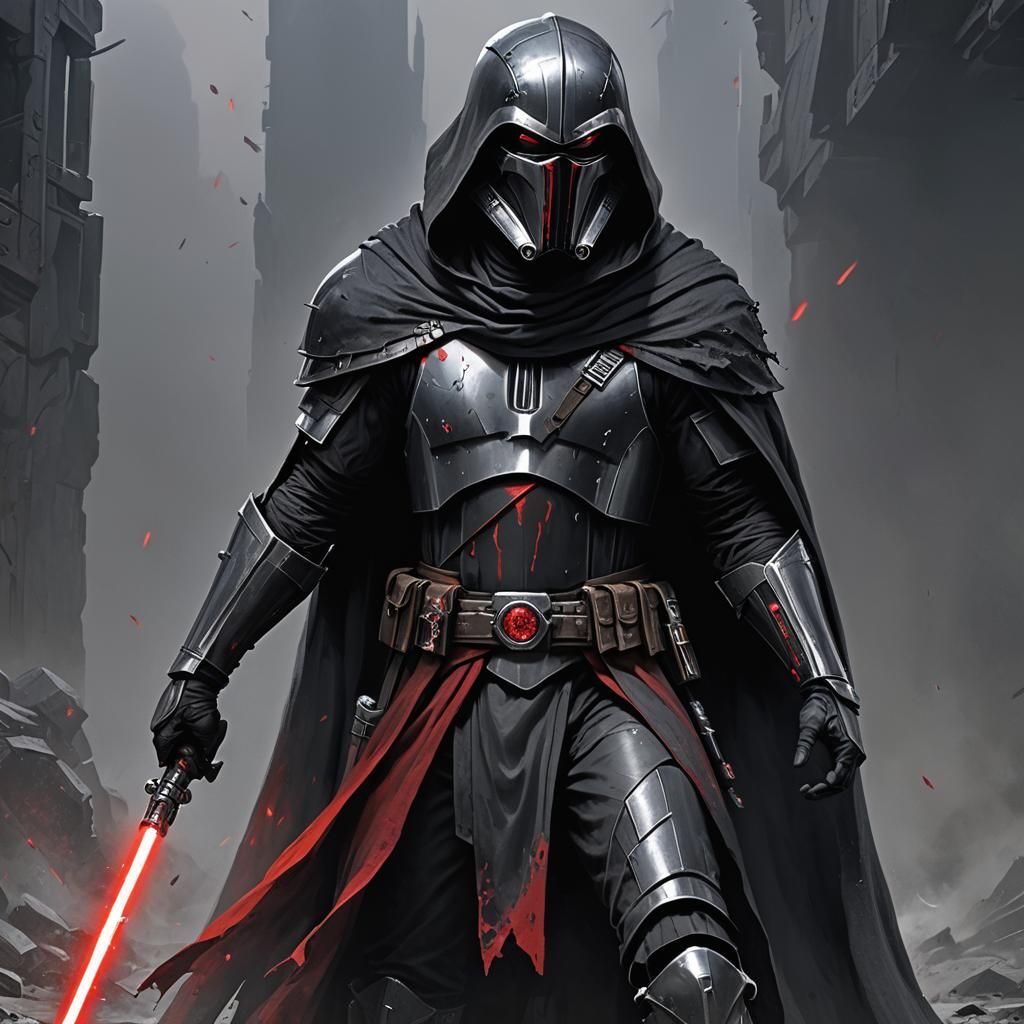 Drow with a Mask - AI Generated Artwork - NightCafe Creator