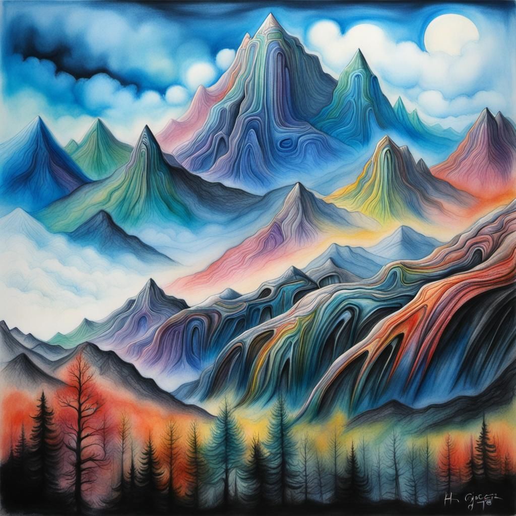 Mountains of color