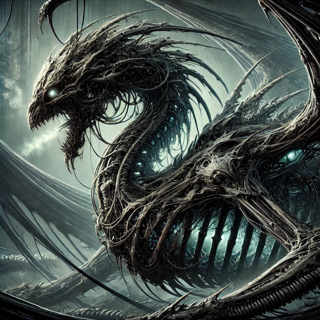 Giger Skeleton Dragon