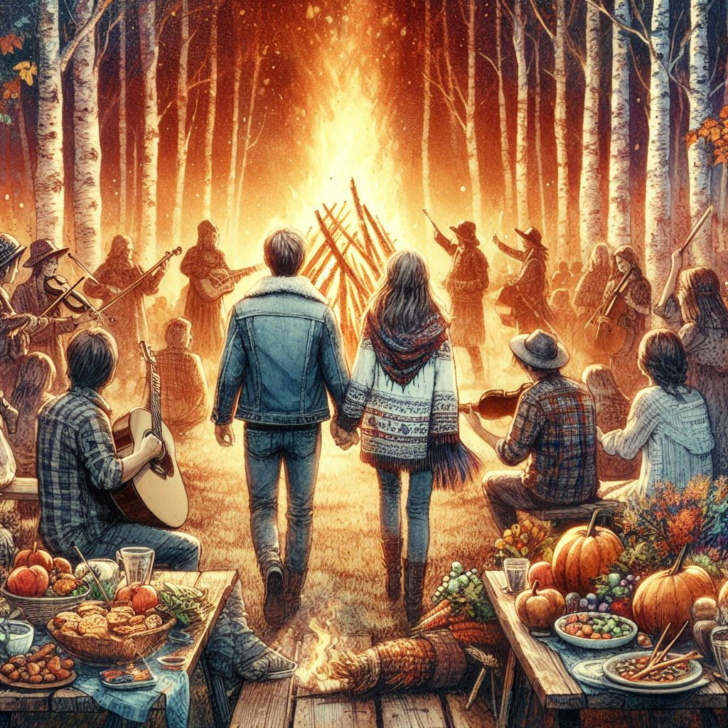 Bonfire Harvest Celebration   by @D Rivers