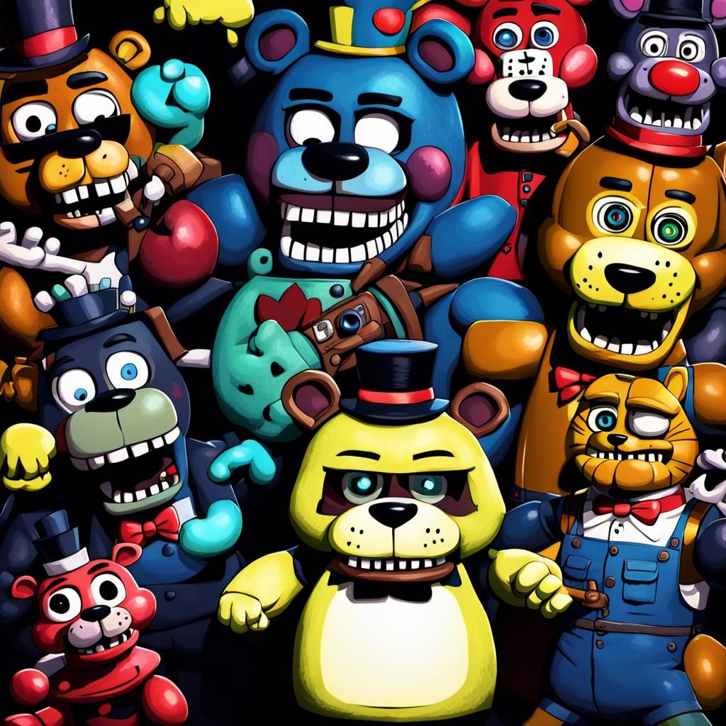 gravity falls Five nights at freddy's style