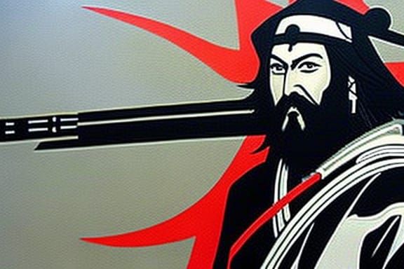 Miyamoto Musashi, graffiti