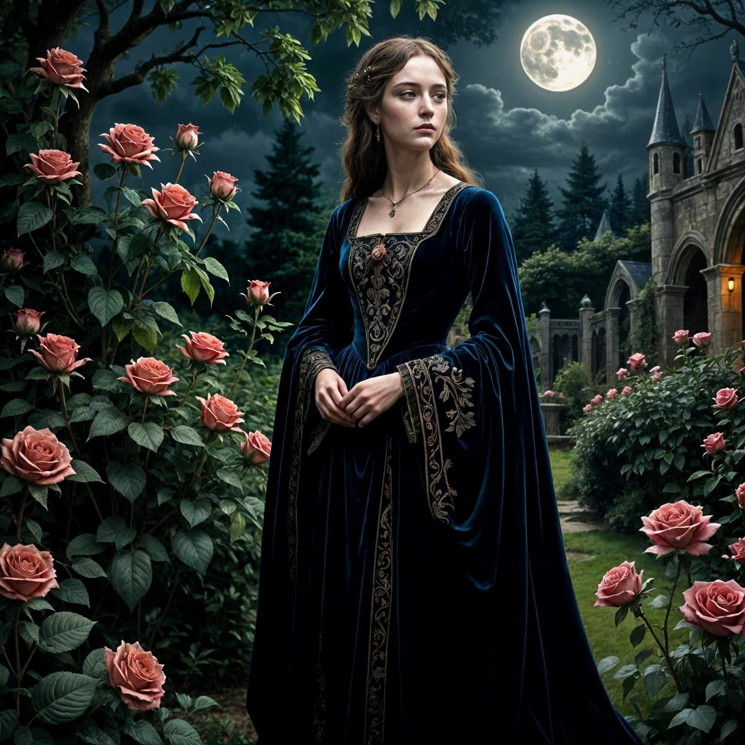 The Lady in the Garden   by @Edwina