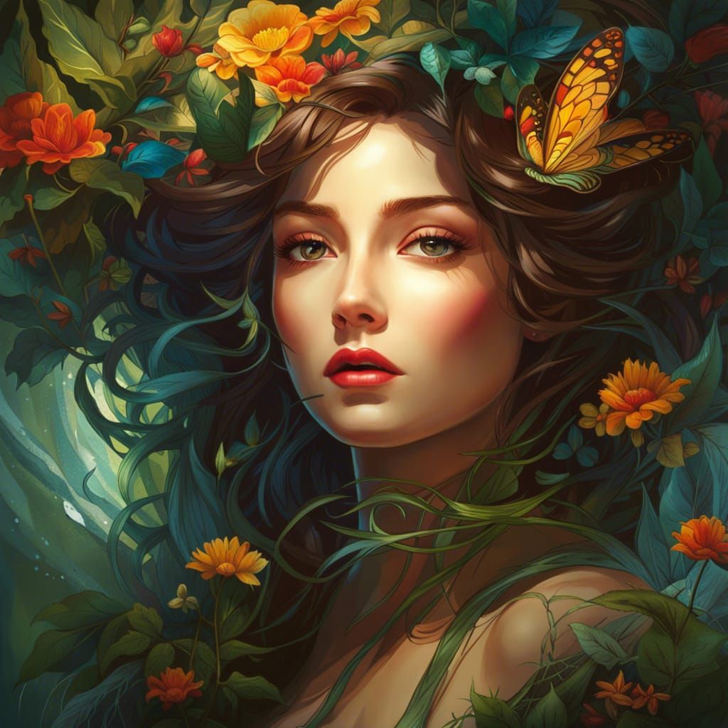 Fall Faery  by @Finyan