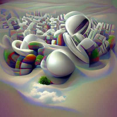 Galaxy ambient occlusion surrealism