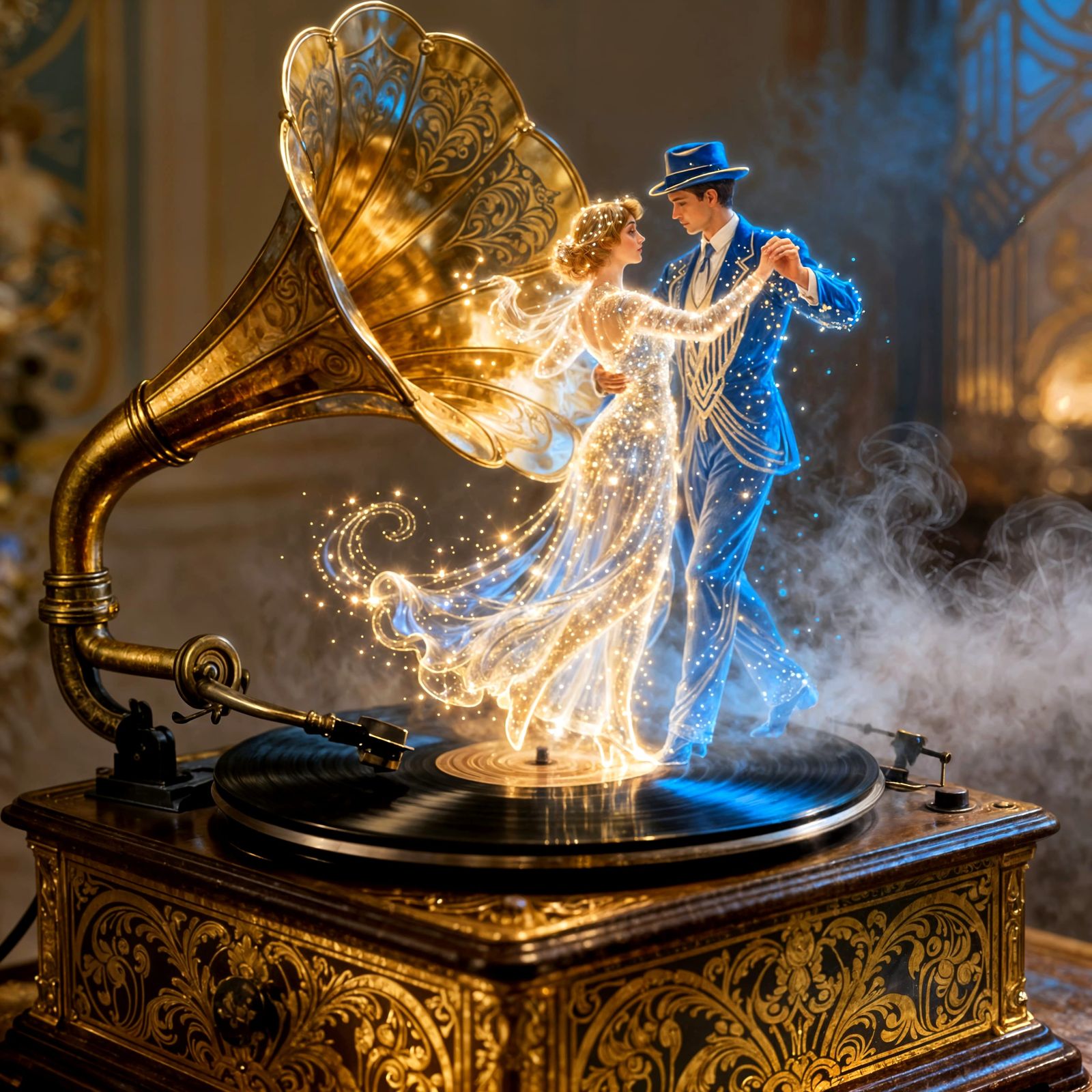 A magical gramophone  by @Marina