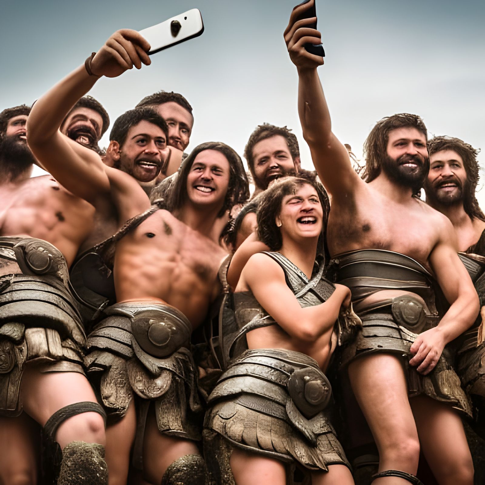 Spartan selfie