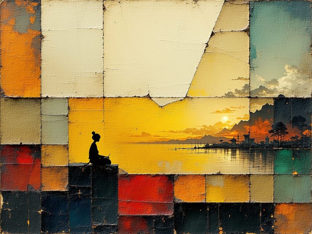 Sunset Meditation  by @Klaorman