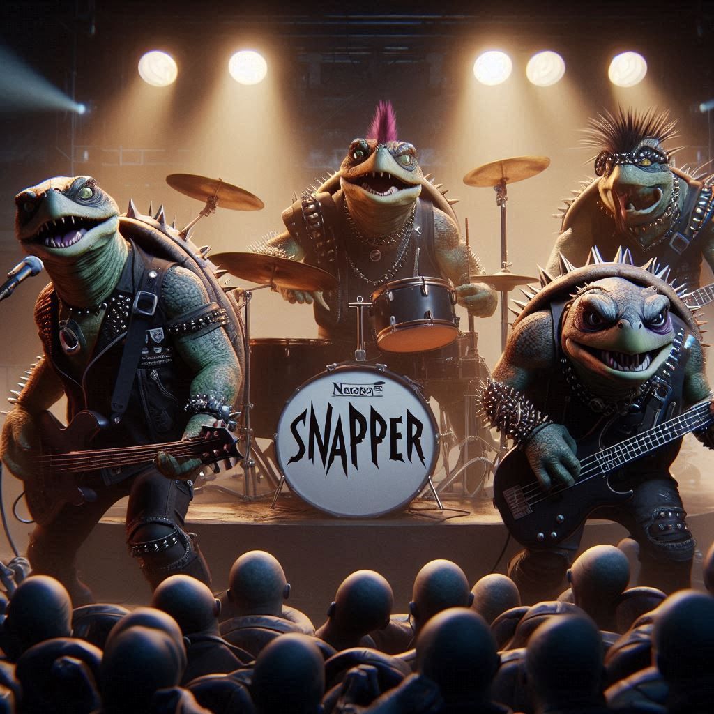 Rockin' Out with Goth Band Snapper