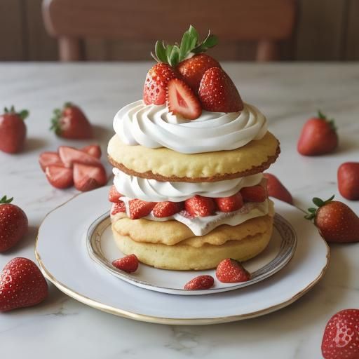 A Strawberry Shortcake Layer Thing