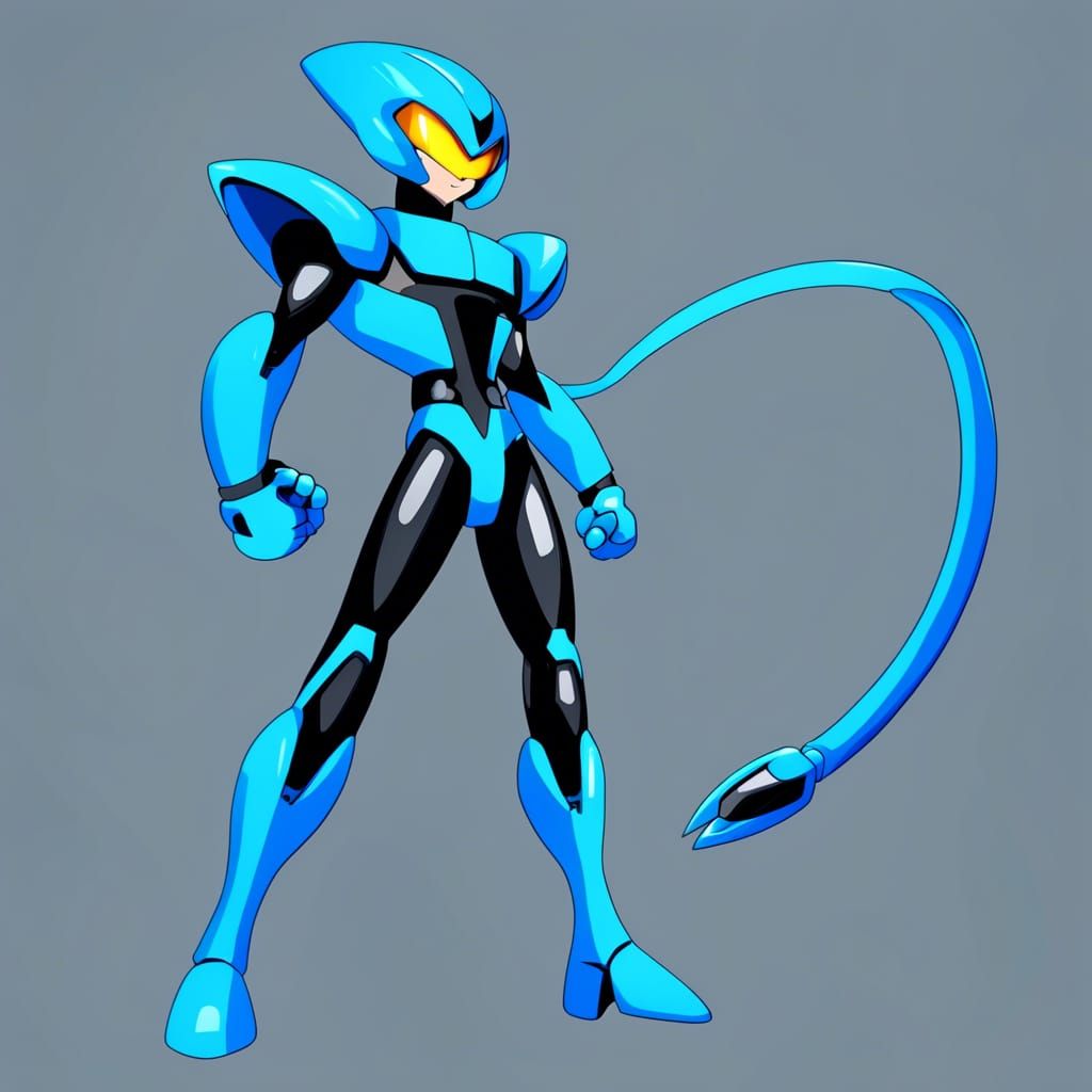 scorpion-humanoid Megaman X style reploid by artist 