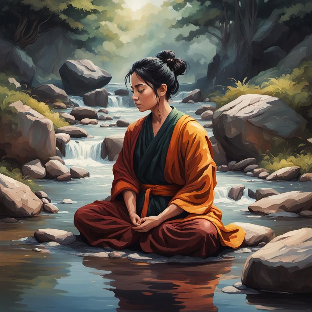 Silent contemplation
