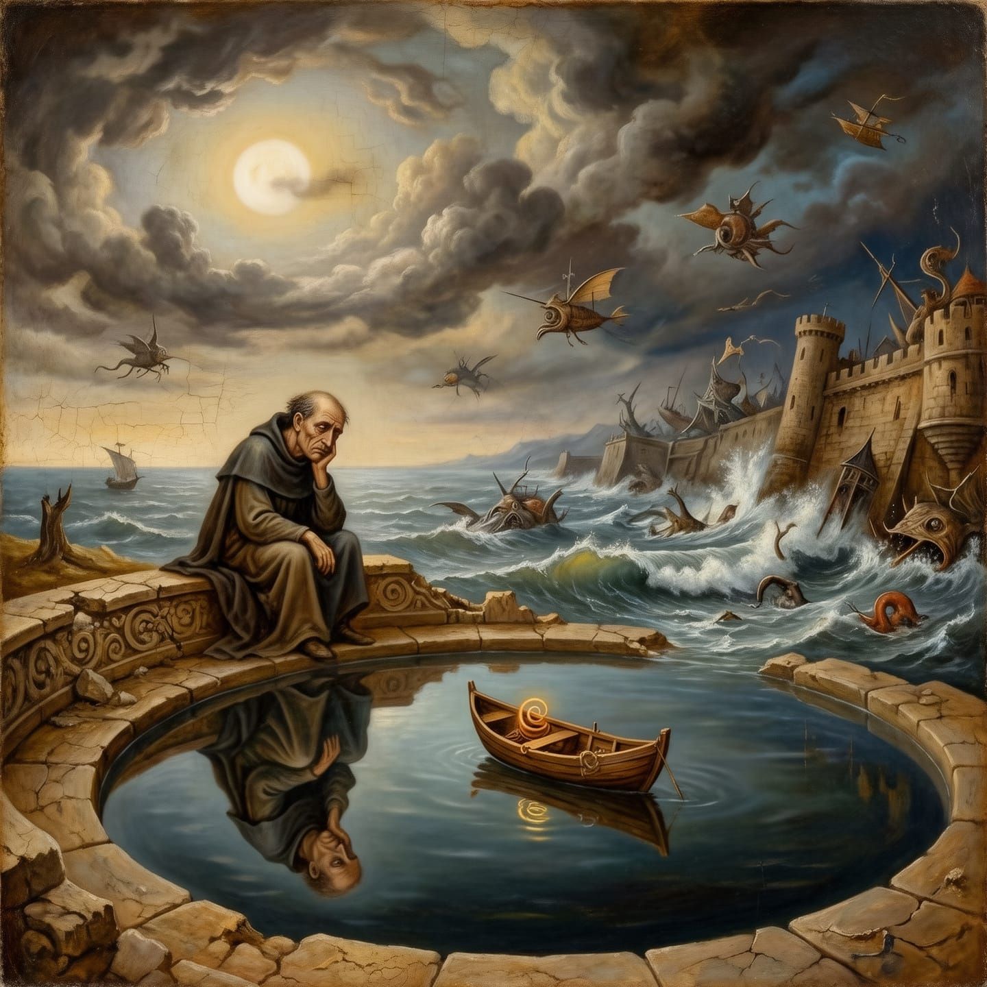 Watching his ship  by @Hannah