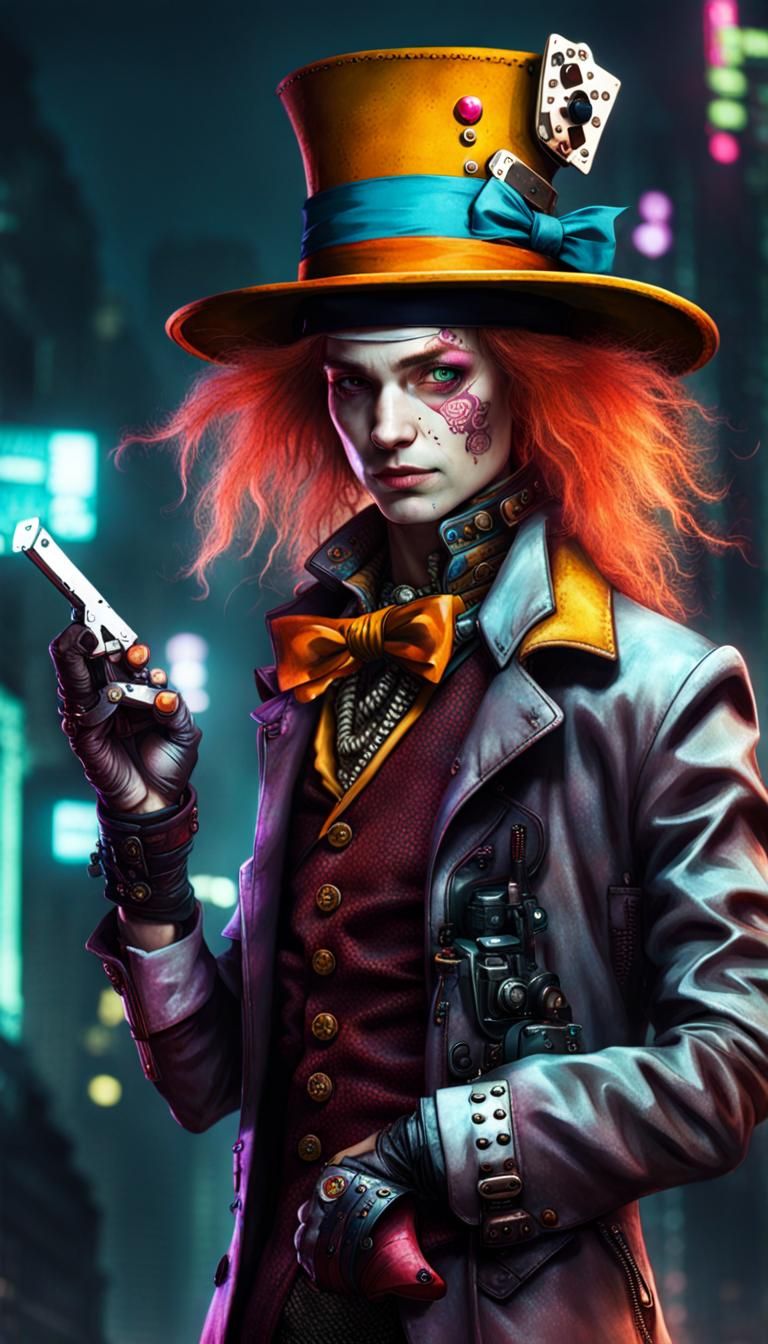 The mad hatter in cyberpunk