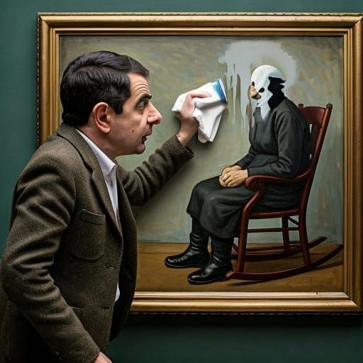 My Masterpiece Monday entry, but Mr Bean has ruined it.  by @Neelix