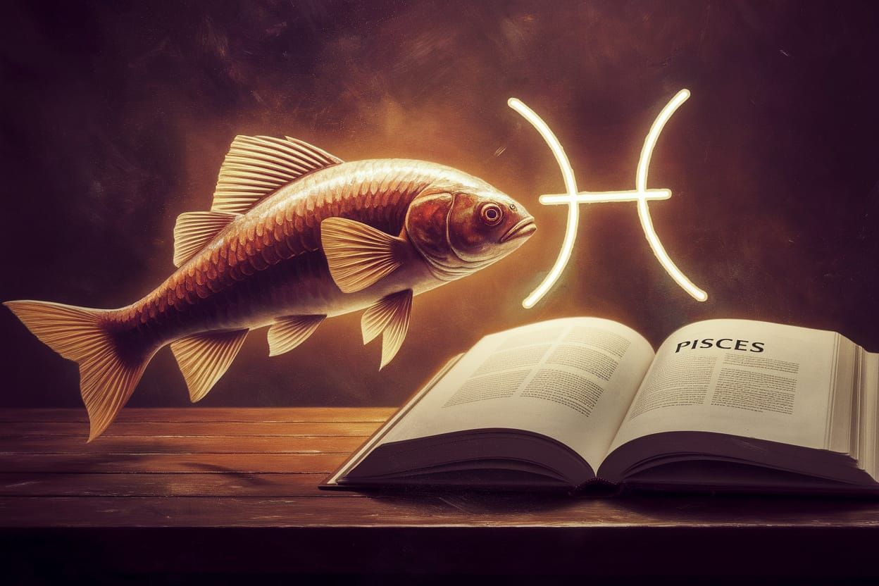 Fish in a School Captured in a Vibrant Matte Painting