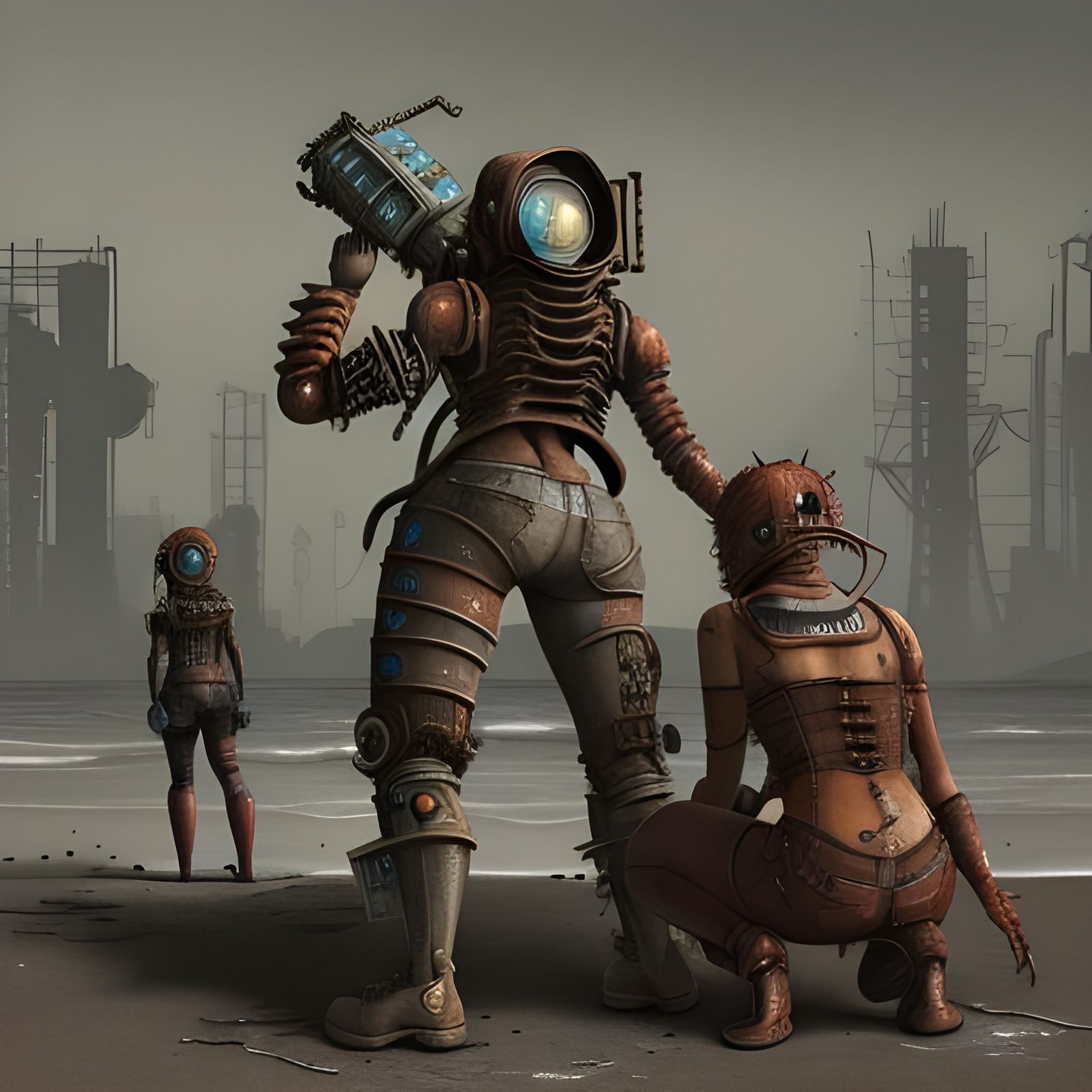 rustpunk mathpunk lobsterpunk - AI Generated Artwork - NightCafe Creator