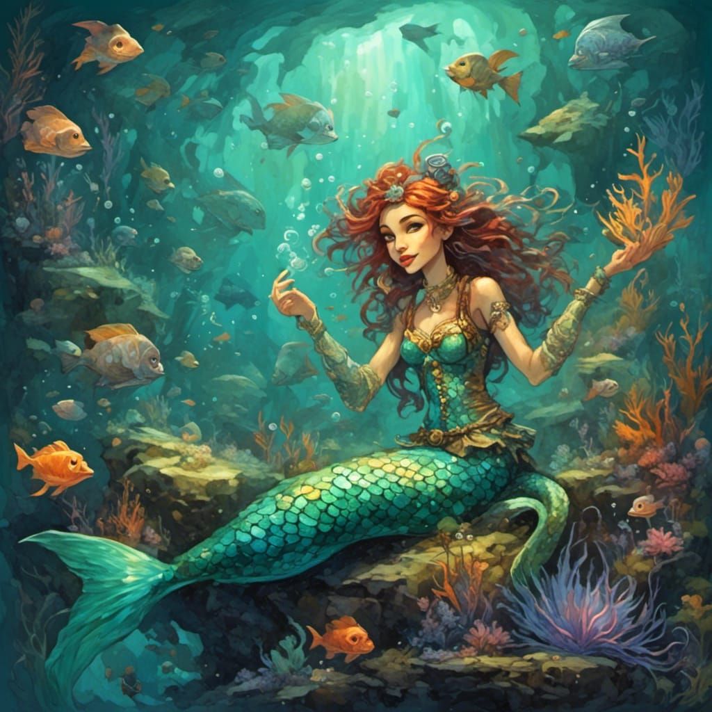 Mermaid <lora:Even more stuff:1.0> 