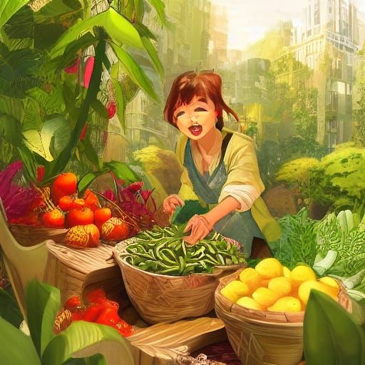 Gardening work brings fruity and veggie rewards 