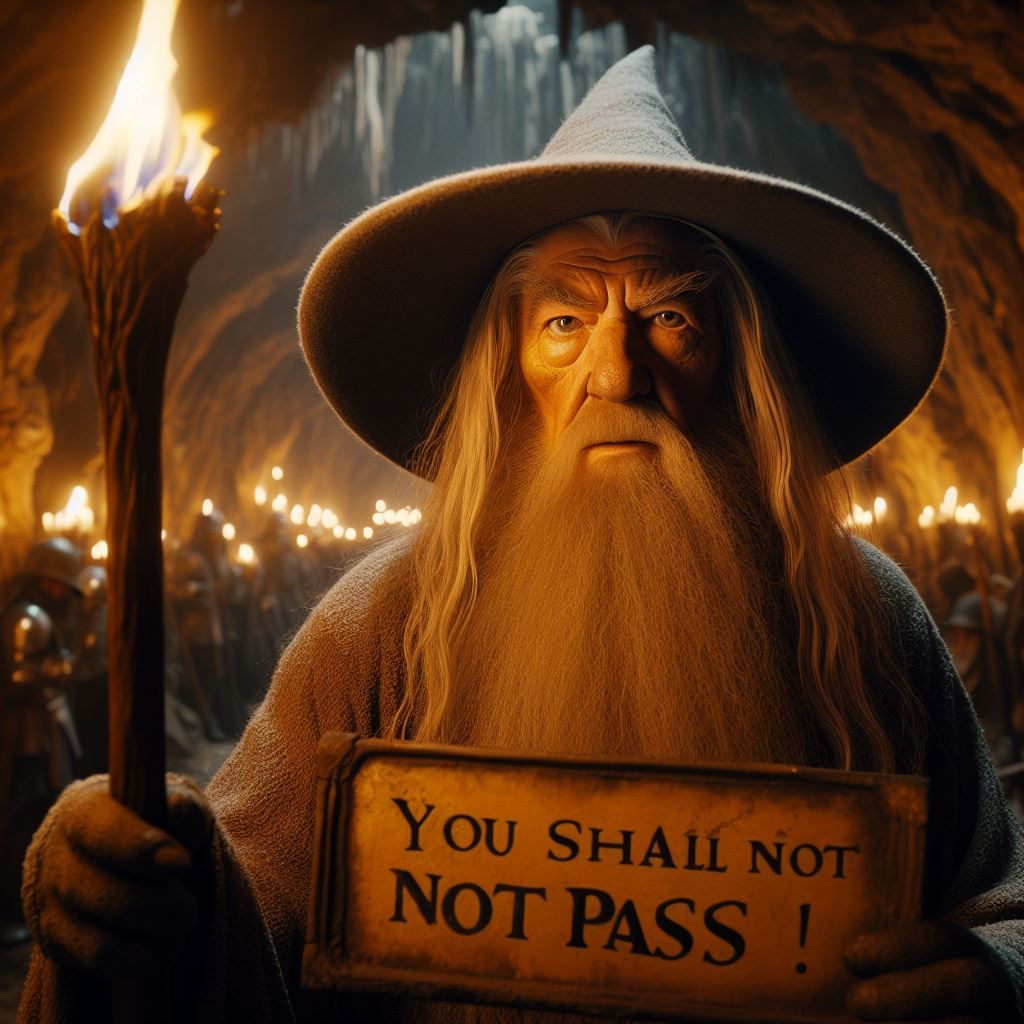 You shall not pass!