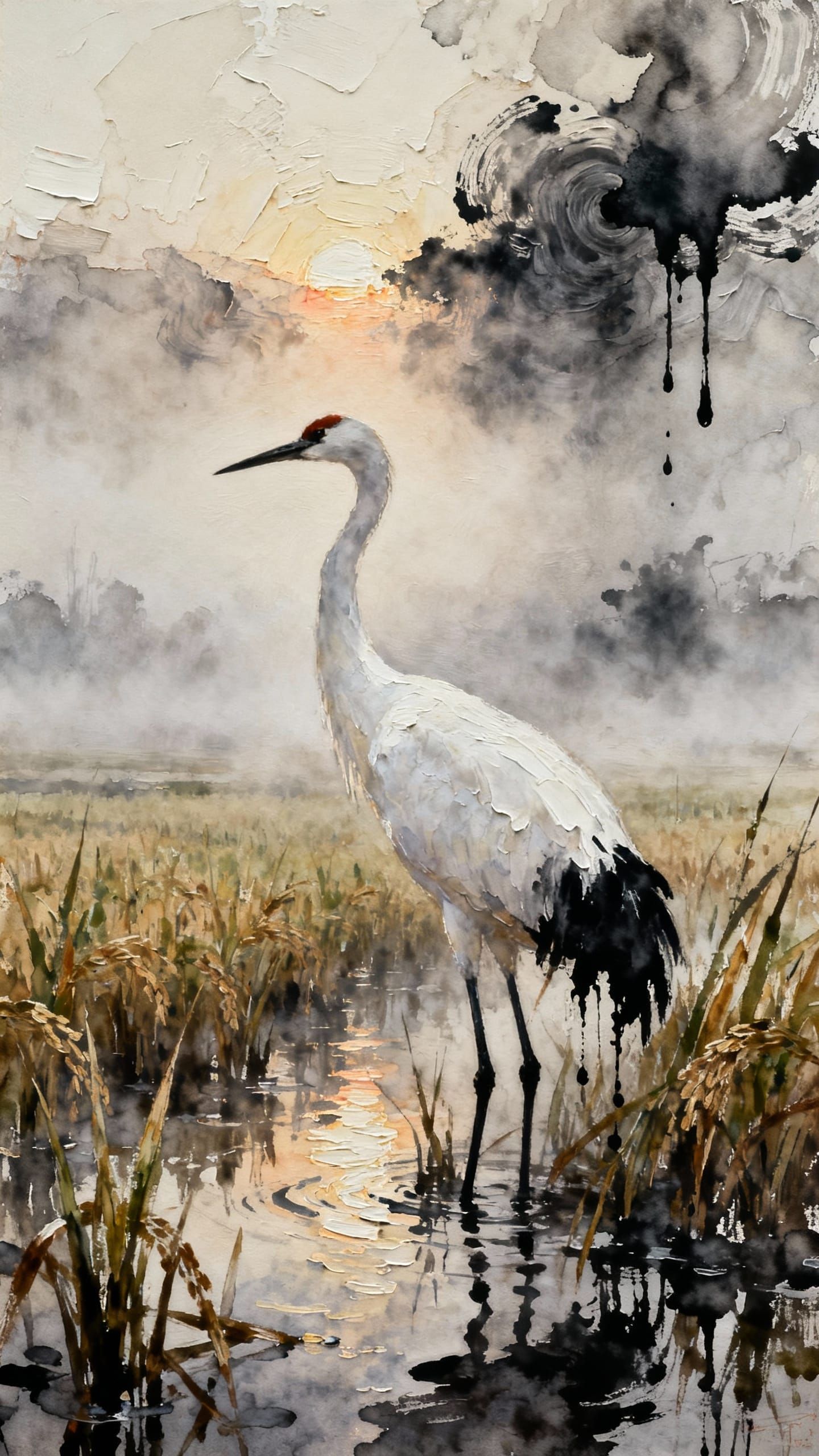 The crane  by @JiiLii