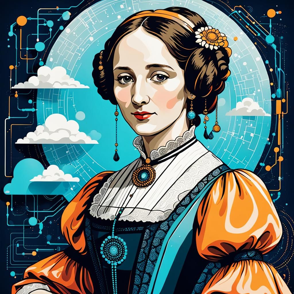 Ada Lovelace who made the first algorithm 0.5. - AI Generated Artwork ...