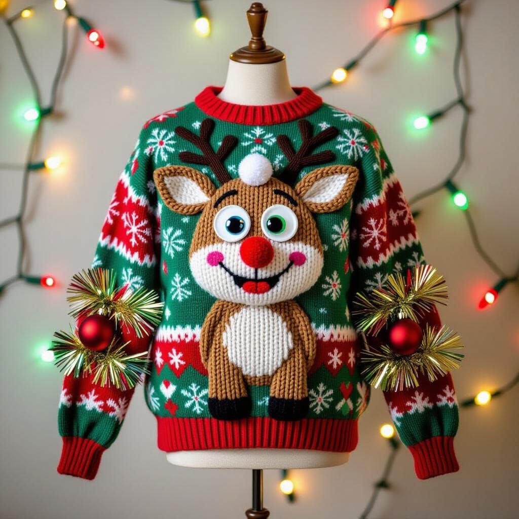 Fugly christmas jumper  by @Chris Stagg