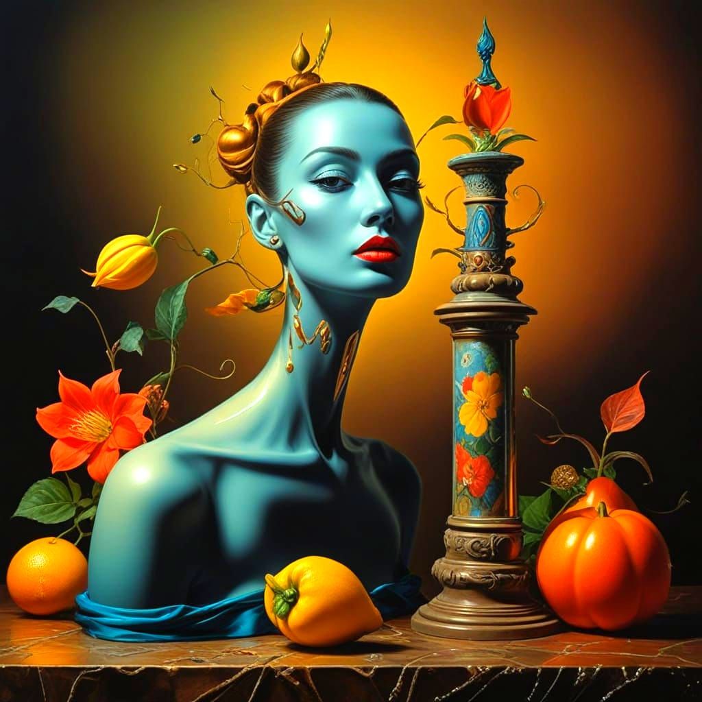 Charismatic Lady Exudes Effortless Beauty in Hyperrealistic ...