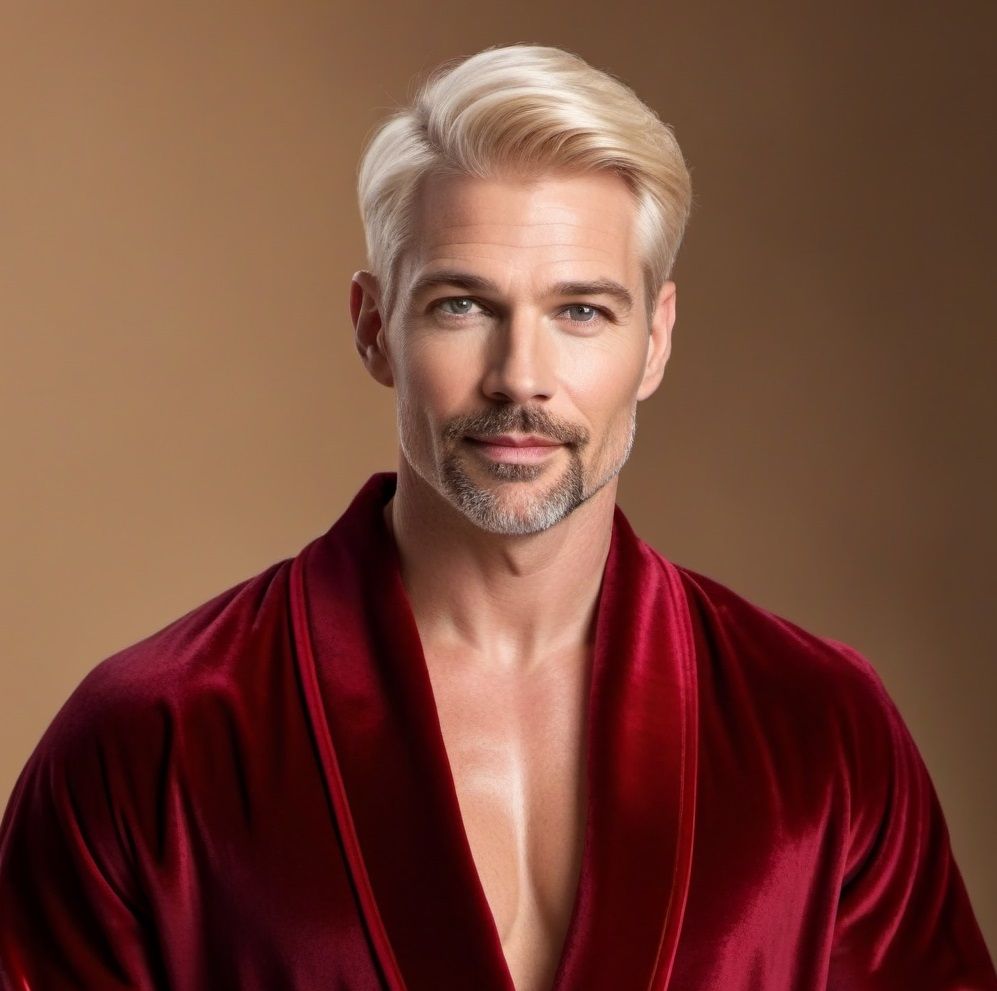 Erik, a handsome blond man