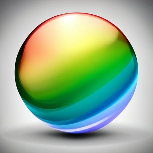 Rainbow Orb - AI Generated Artwork - NightCafe Creator