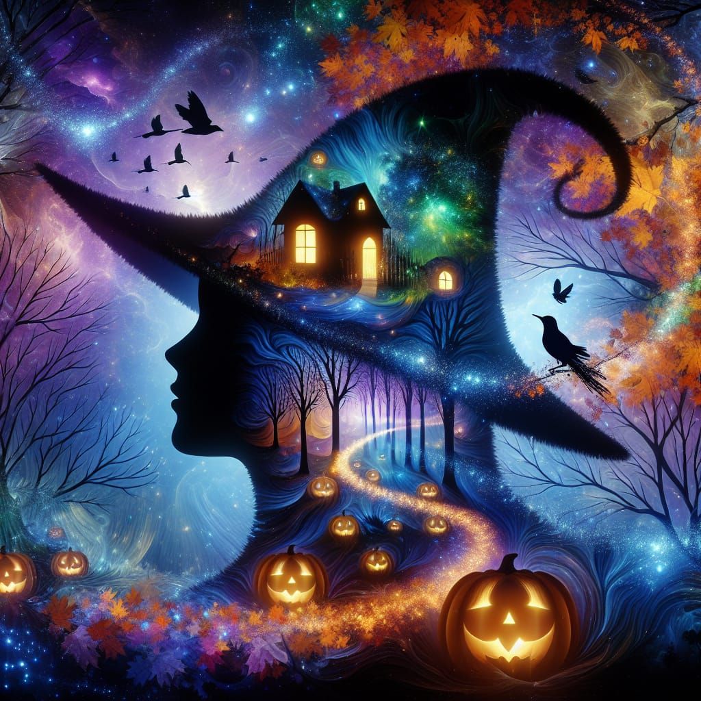 Wonderfully Witchy Wish AI Generated Artwork NightCafe Creator