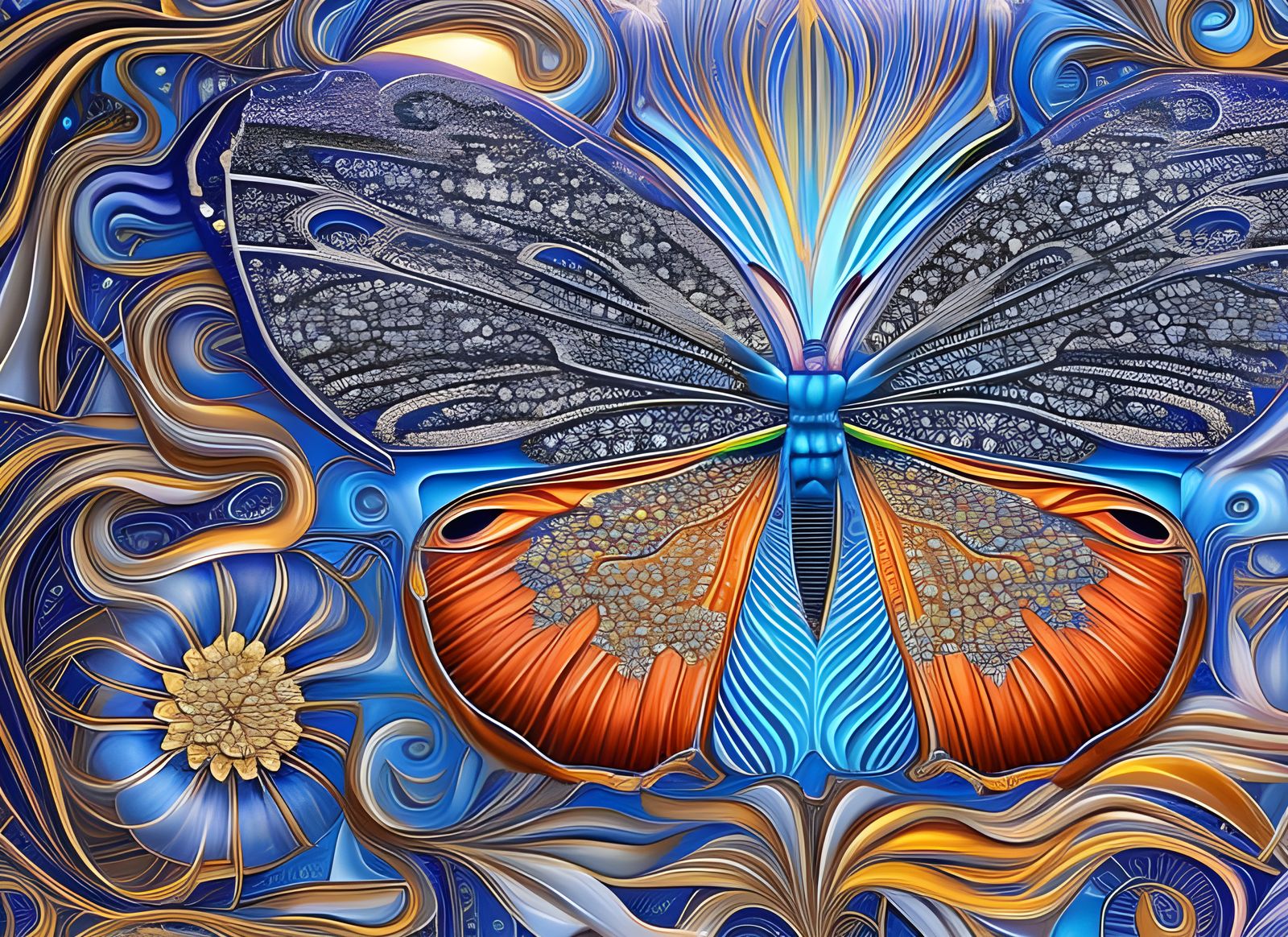 Fantastical Ornate Butterfly 🦋✨