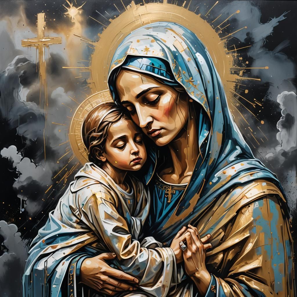WHAT strange presentiment, O Mother, lies
On thy waste brow ...