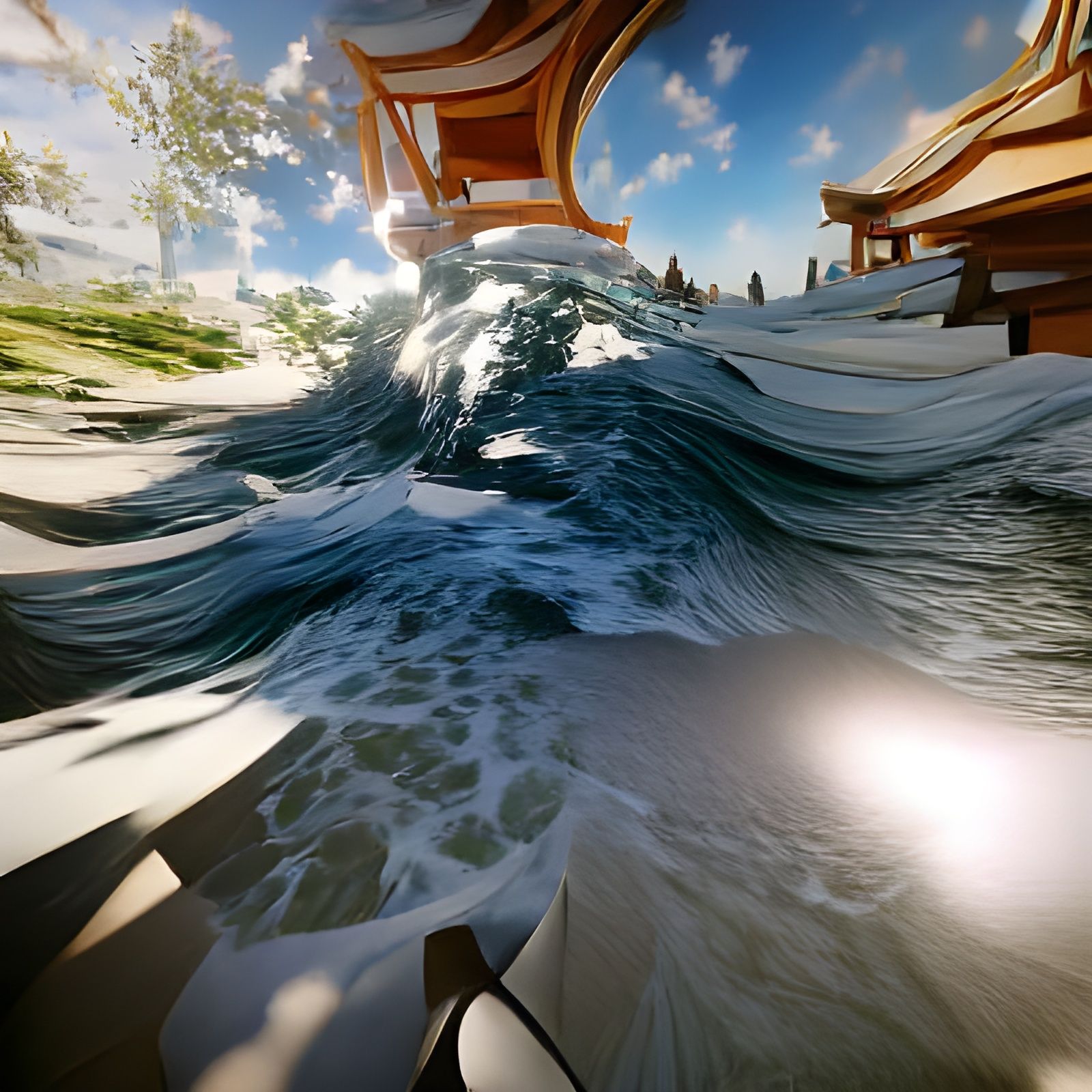 Riding a virtual wave to the shore of enlightenment