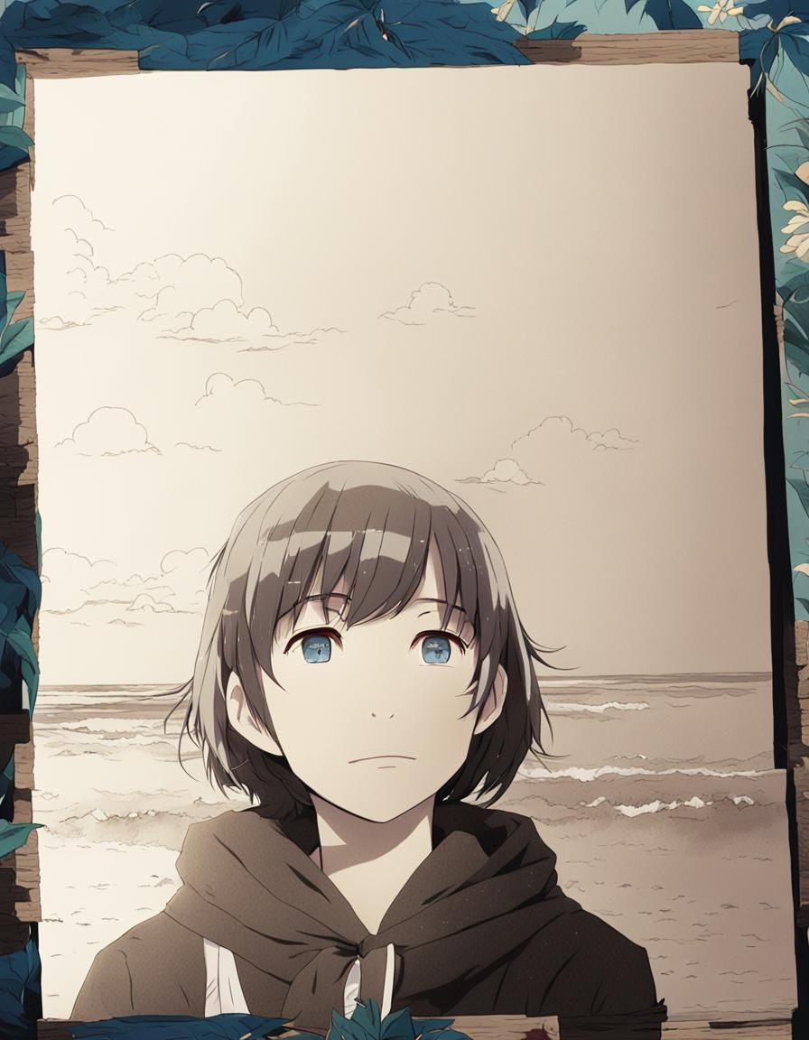 Nanna at the beach by artist "anime", Anime Key Visual, Japa...