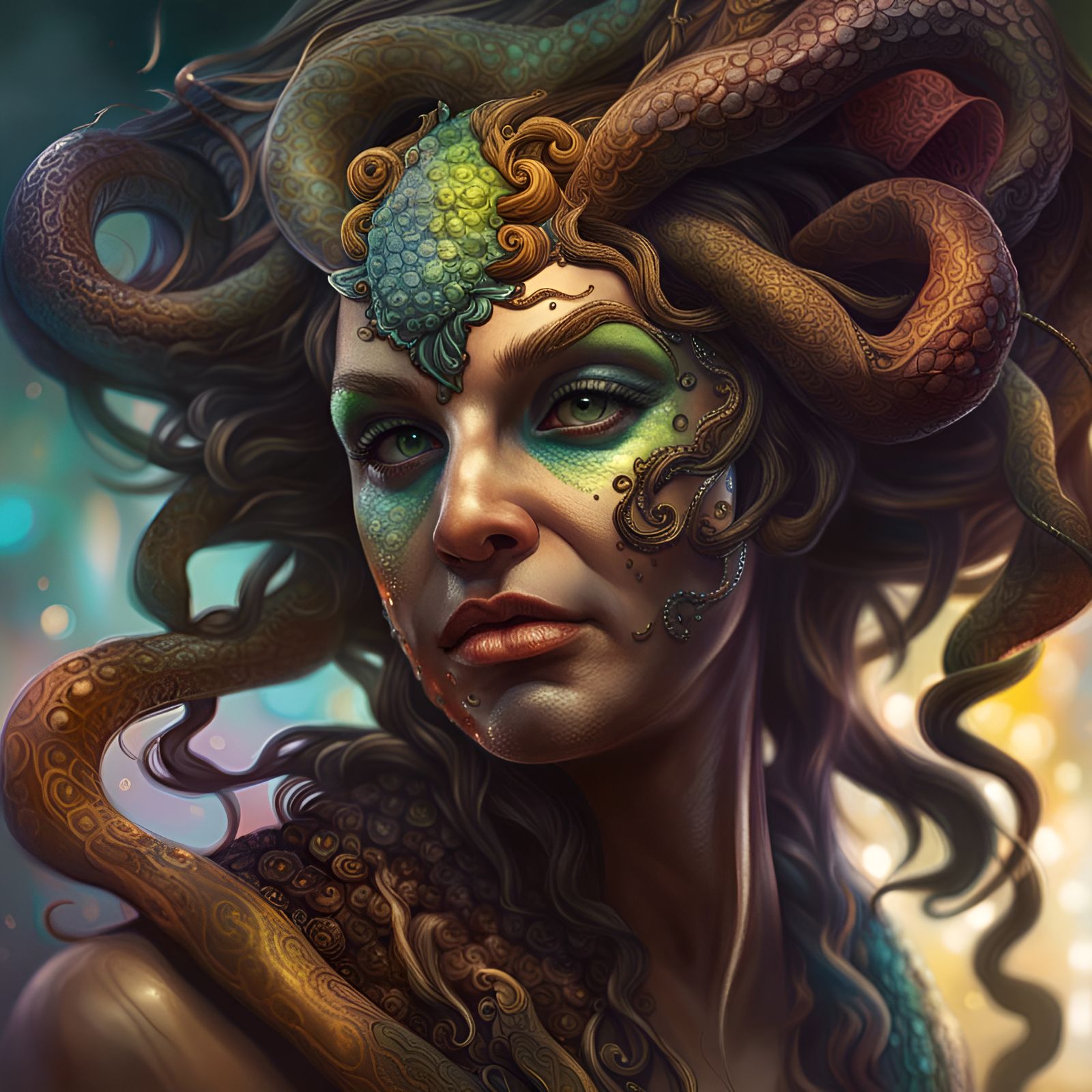 Gorgon - AI Generated Artwork - NightCafe Creator