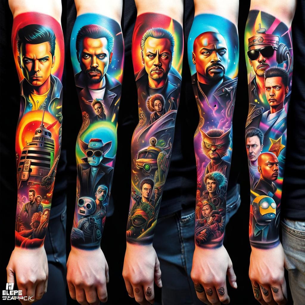 Full sleeve tattoos