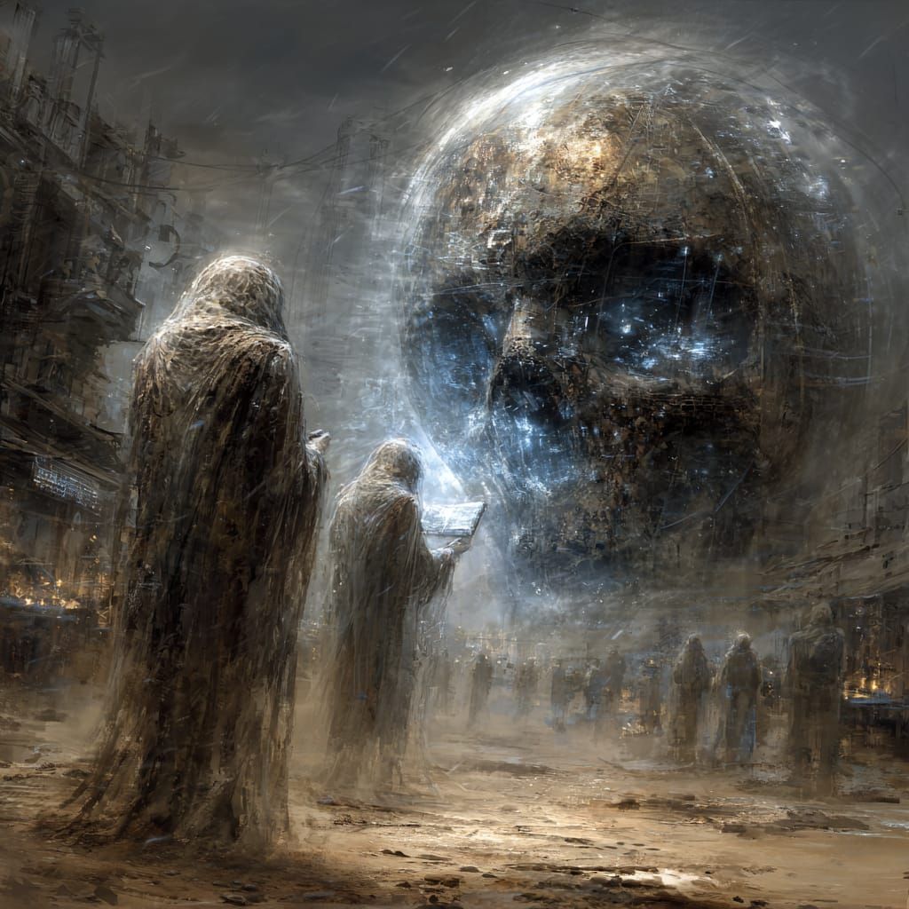 postapocalyptic hologram