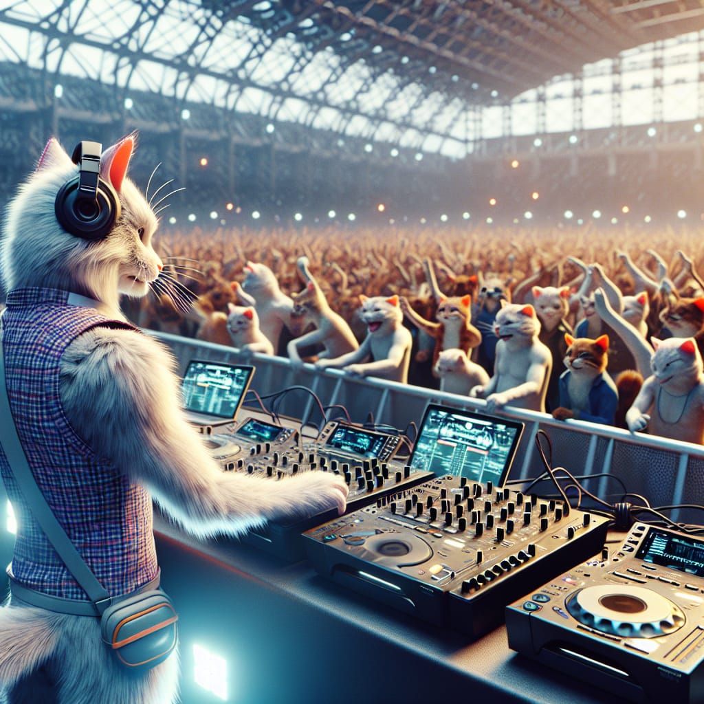 Supercharged atmosphere at the DJ Cat concert