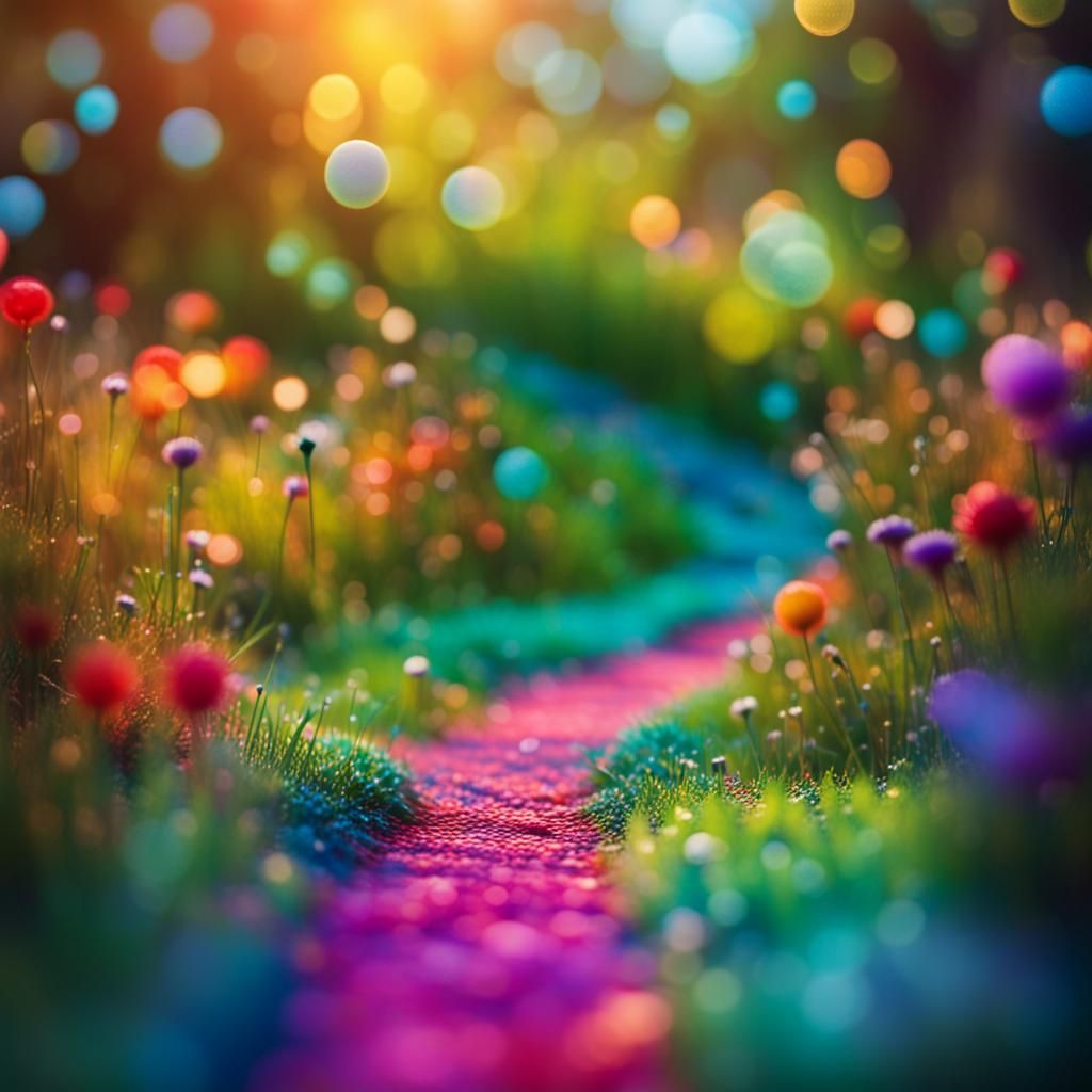 Microscopic Wonder Path I  by @Floe Joe 